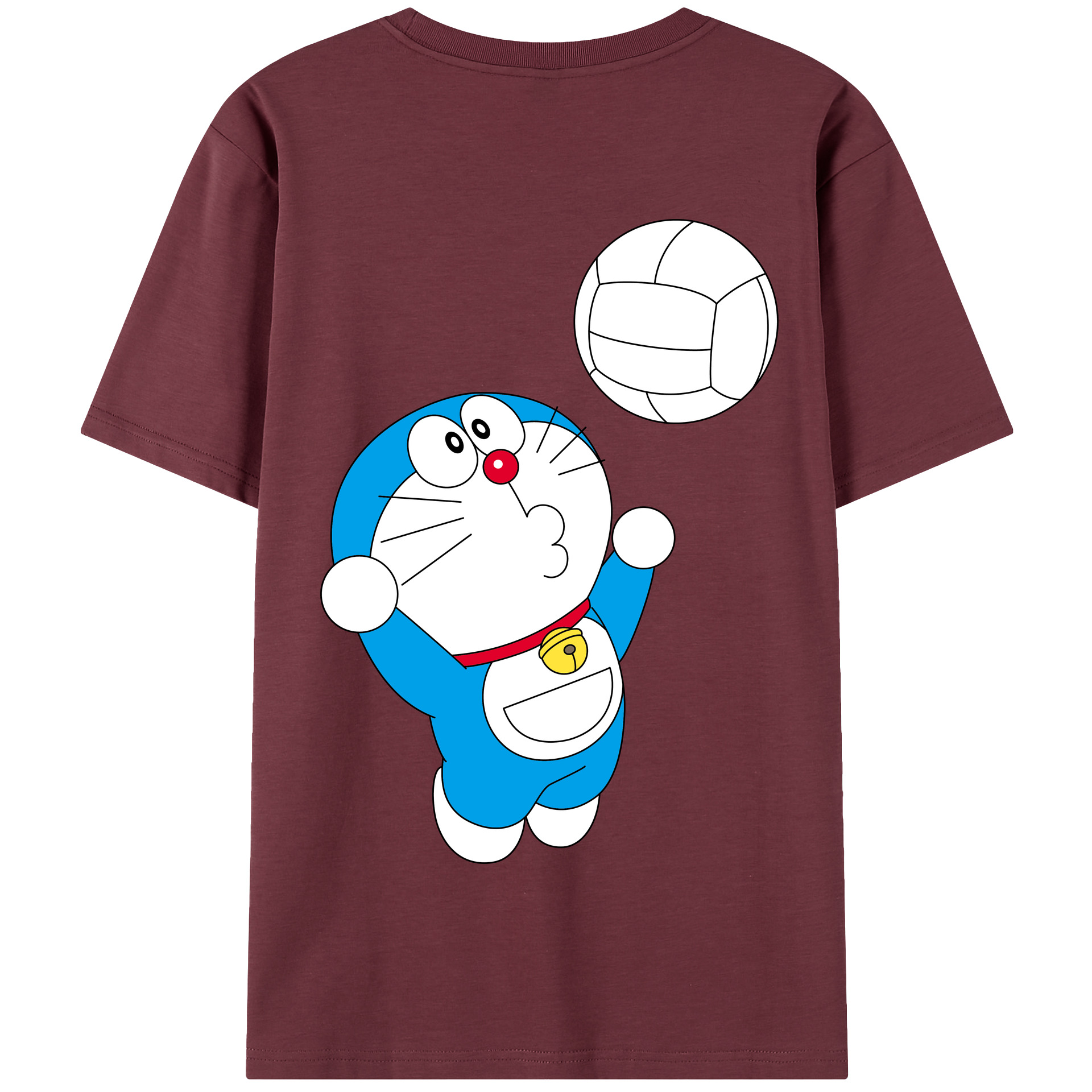 （画像用） ドラえもん Doraemon 綿100％半袖Tシャツ（背面プリント）